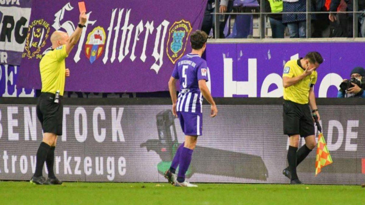 Yardımcı hakeme tüküren Fandrich 7 ay ceza aldı