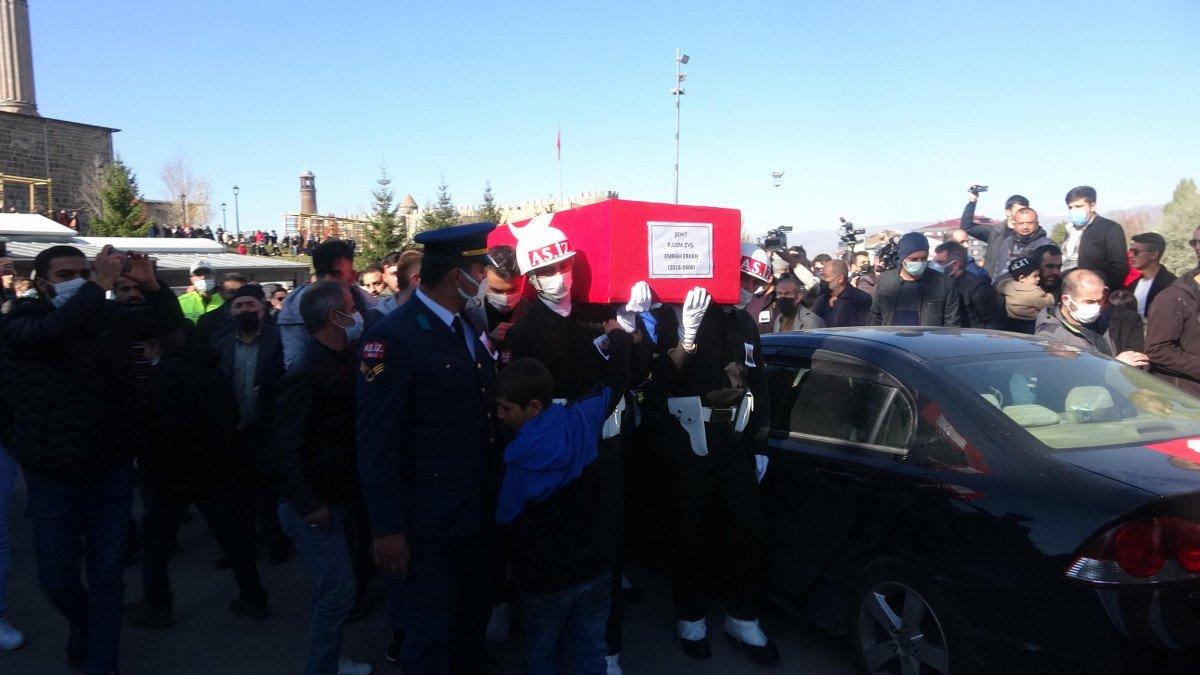 Kuzey Irak şehidi Emrah Erkan'a veda