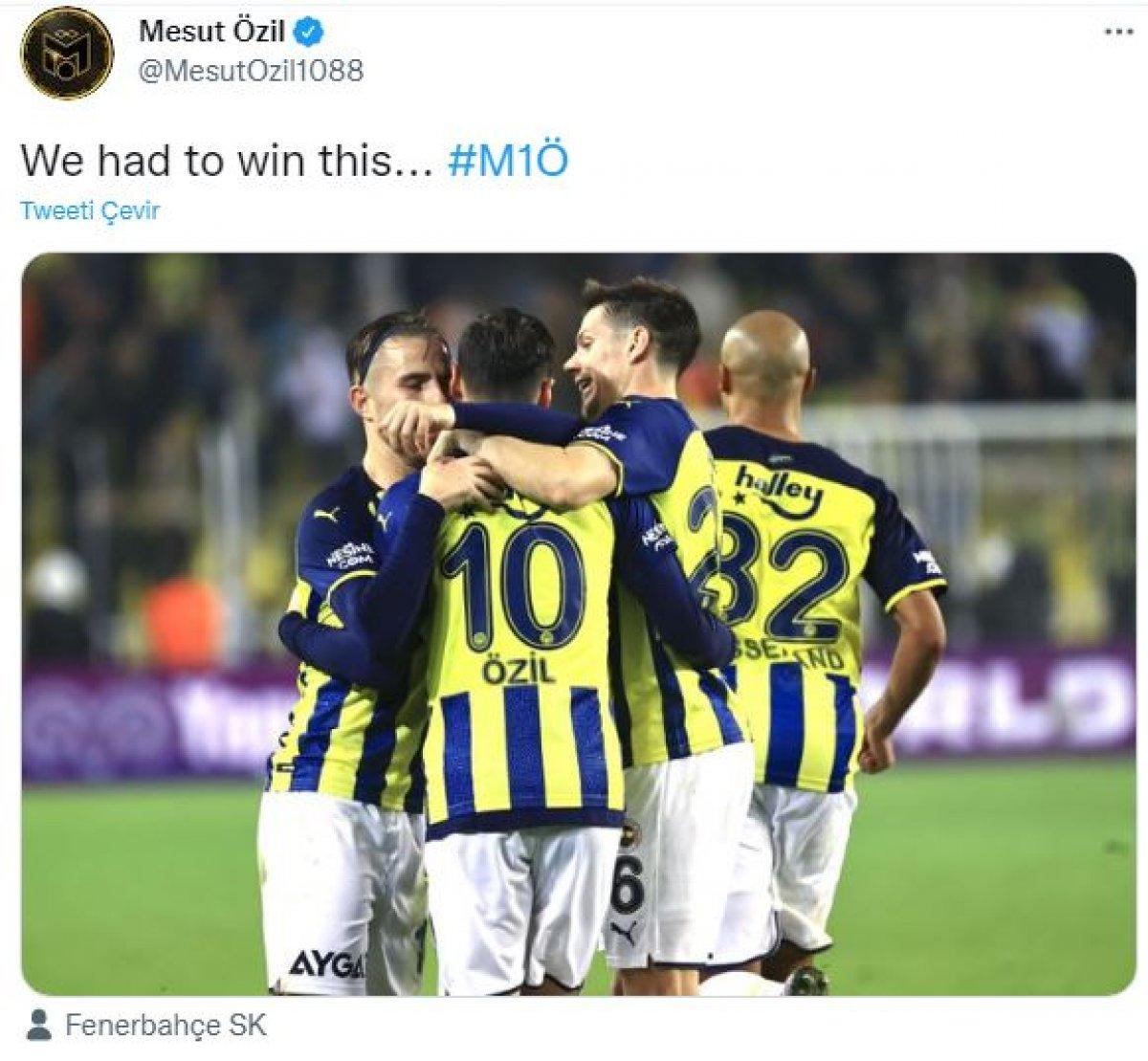 Mesut Özil: Bunu kazanmalıydık