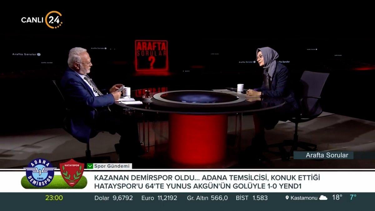 Esra Elönü'nün konuğu Mustafa Elitaş, ekranda market fişi inceledi