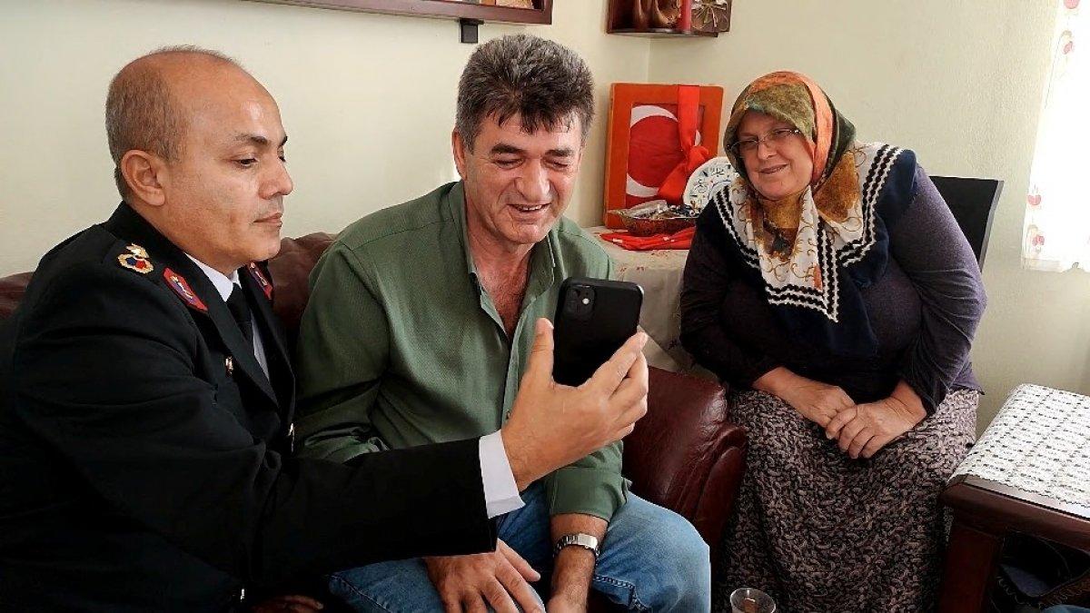 Süleyman Soylu şehit ailesi ile görüntülü konuştu