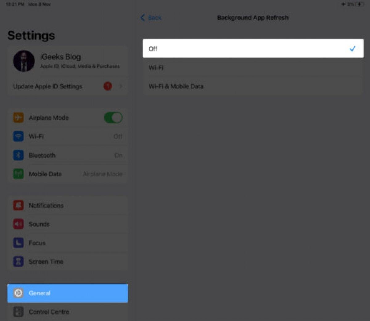 ipad hızlandırma işlemi