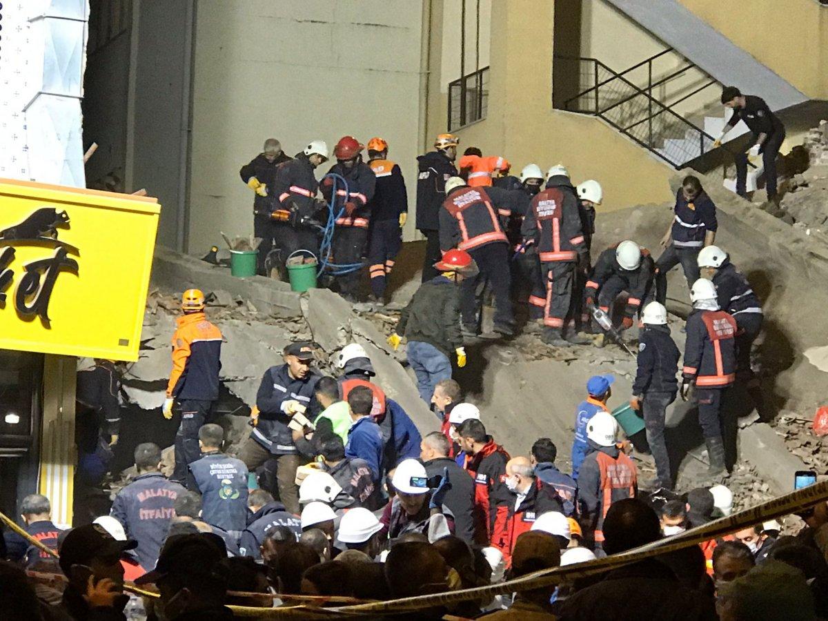 Malatya'daki çöken bina için iddia: Kolonlar kesildi