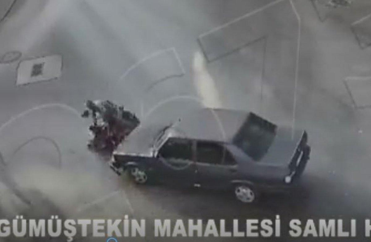 Gaziantep'te 1 haftada kameralara yansıyan kaza görüntüleri