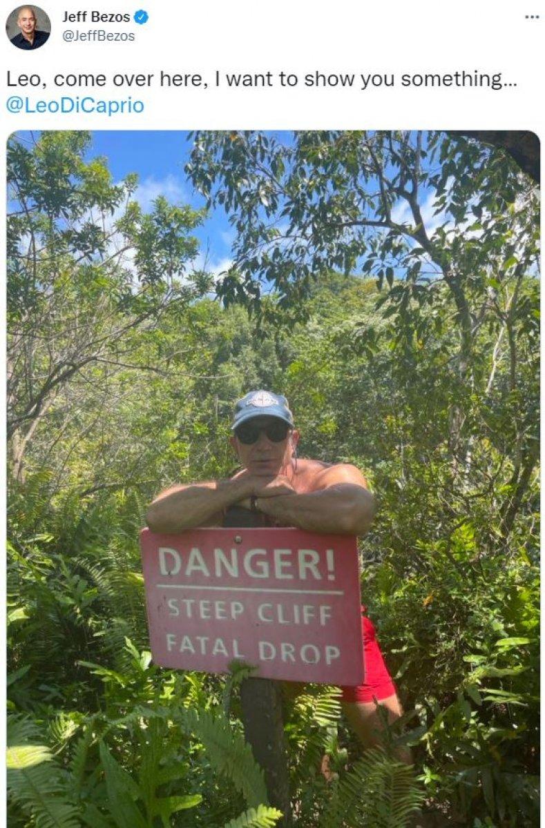 Jeff Bezos’un kız arkadaşı Lauren Sanchez'in Leonardo DiCaprio'ya bakışı