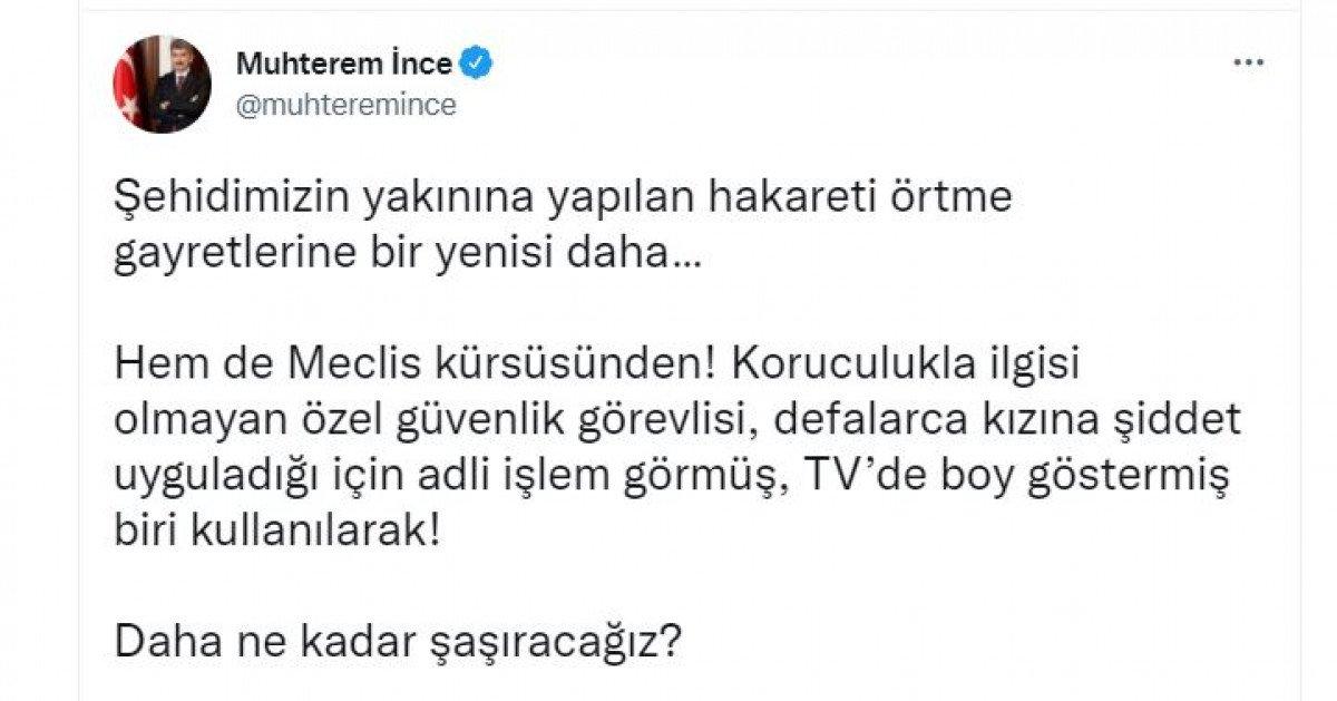 İçişleri Bakan Yardımcısı Muhterem İnce'den Akşener'e 'korucu' yanıtı