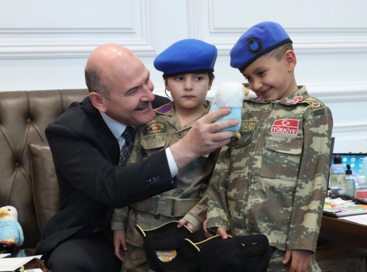 Süleyman Soylu, şehit aileleriyle görüştü