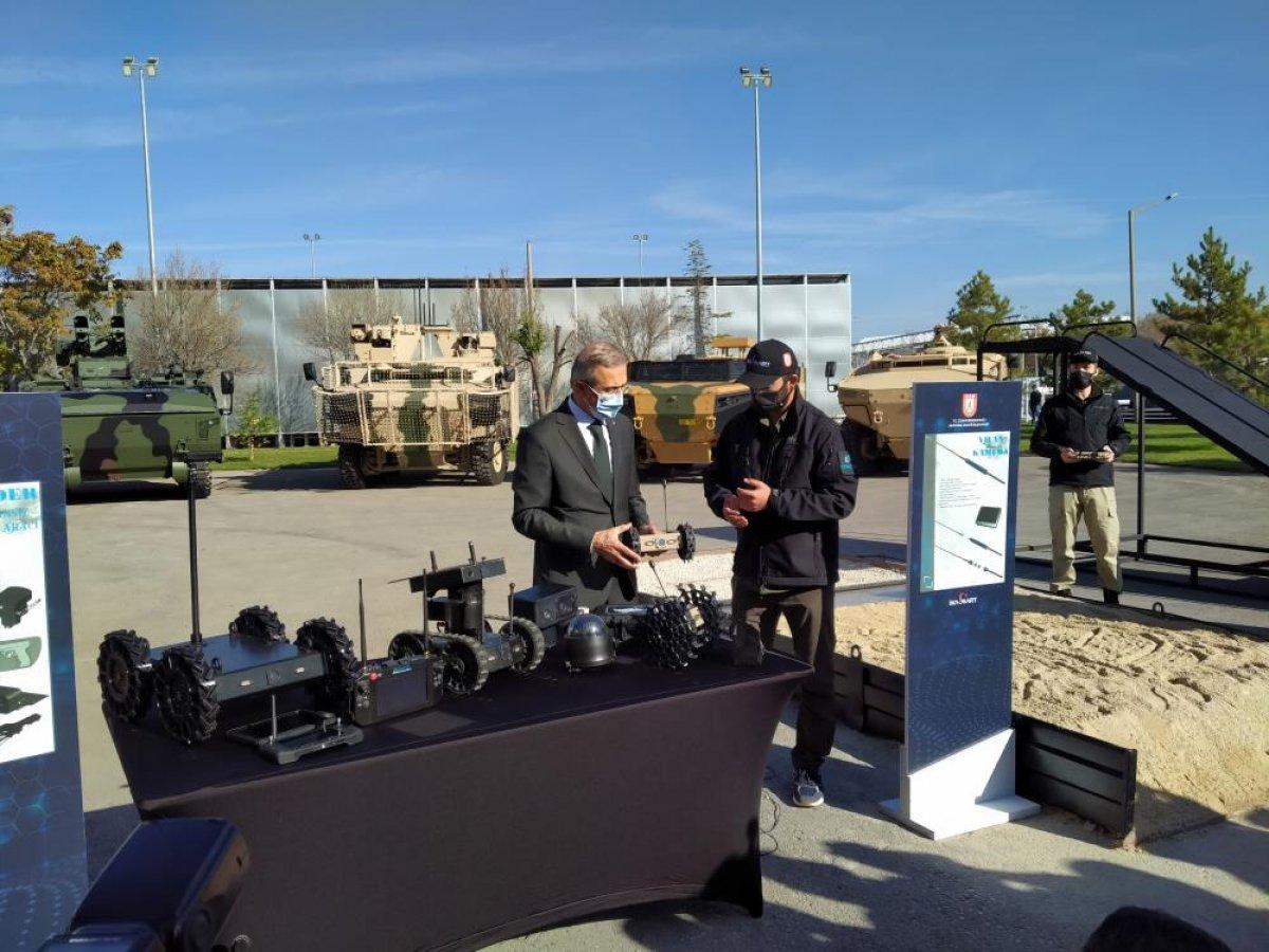 Ankara'da yerli ve milli insansız kara araçları sergilendi