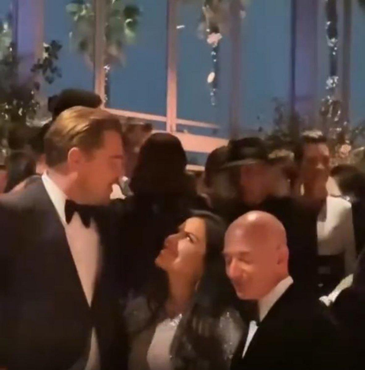 Jeff Bezos’un kız arkadaşı Lauren Sanchez'in Leonardo DiCaprio'ya bakışı