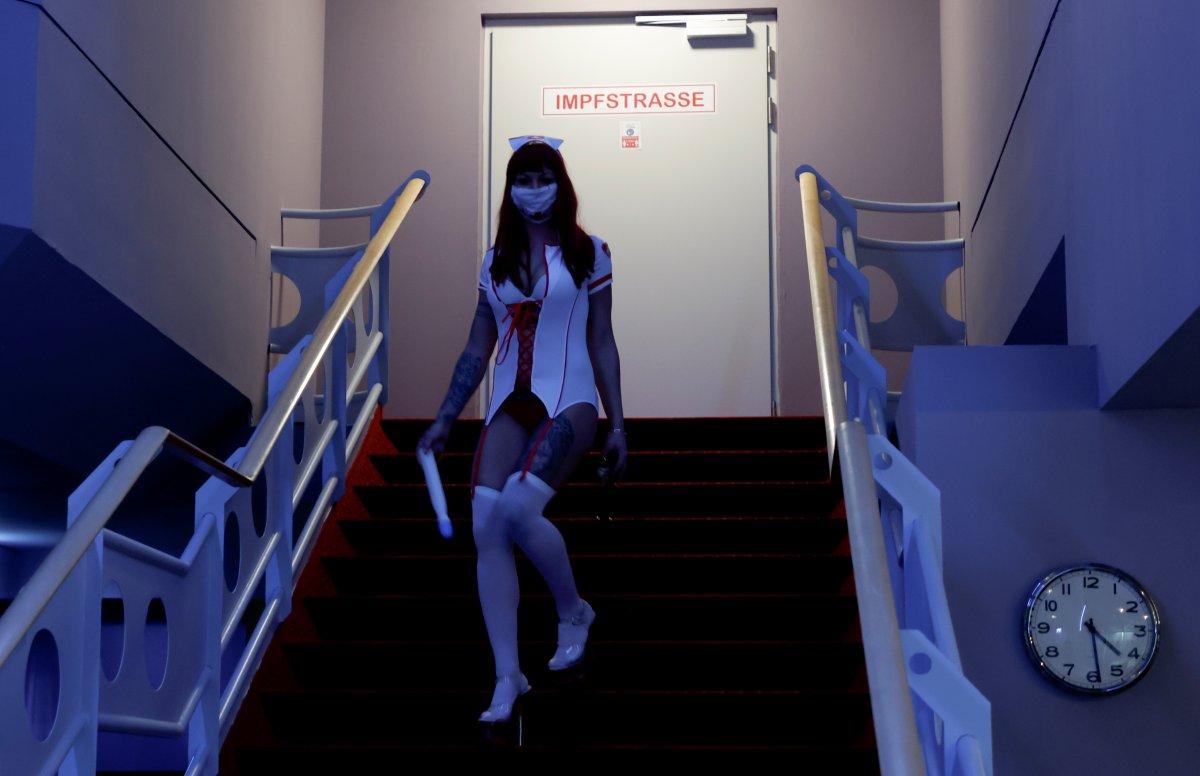 Avusturya'da genelev, koronavirüs aşısı merkezine dönüştürüldü
