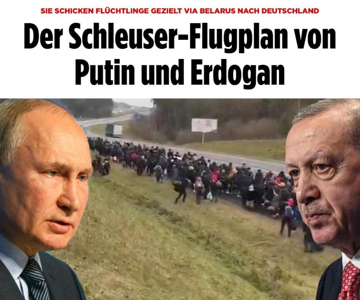 Bild, Polonya sınırındaki göçmen krizinden Türkiye'yi sorumlu tuttu