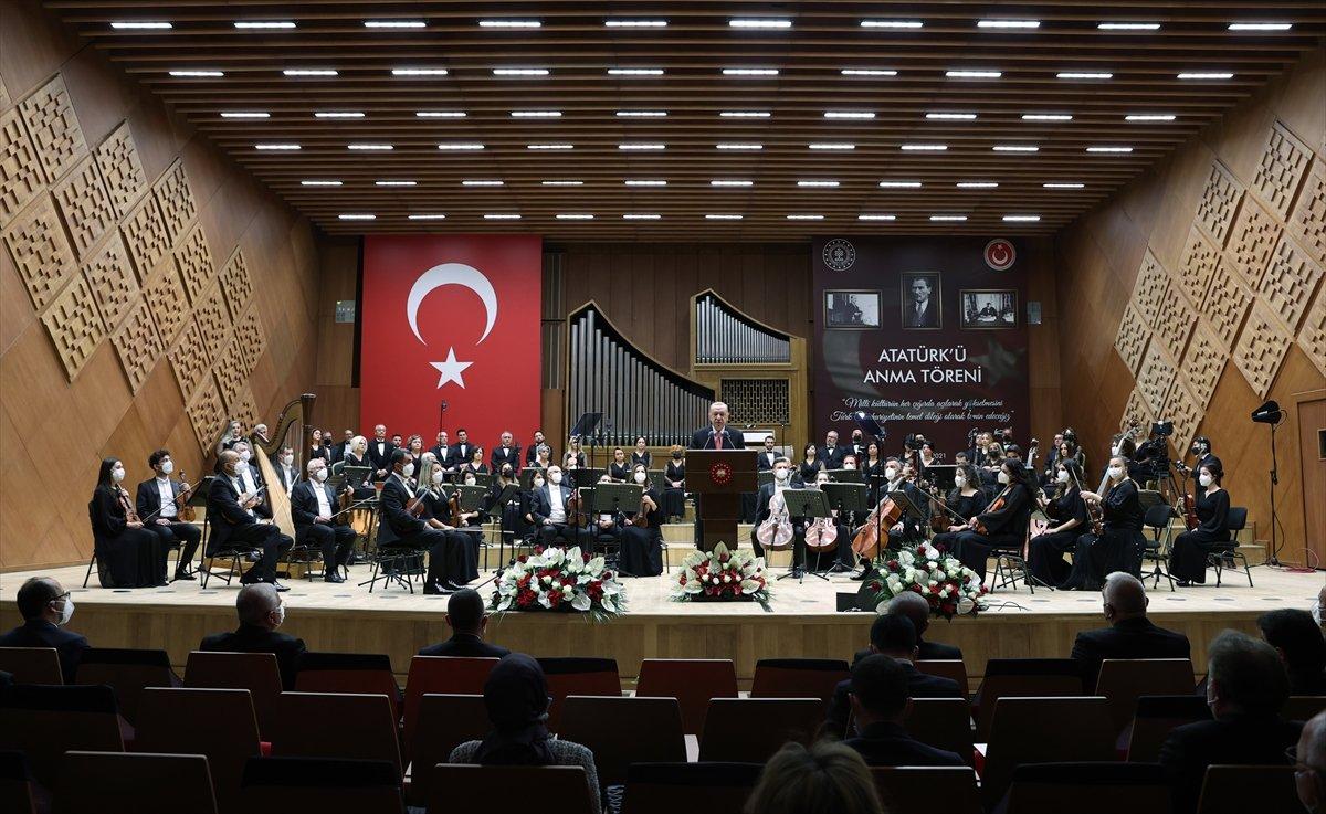 Cumhurbaşkanı Erdoğan'ın, Atatürk'ü Anma Töreni konuşması