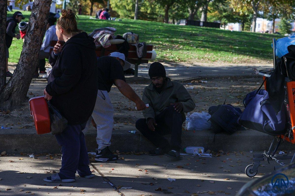 ABD'nin öteki yüzü: Uyuşturucu bağımlıları ve evsizler