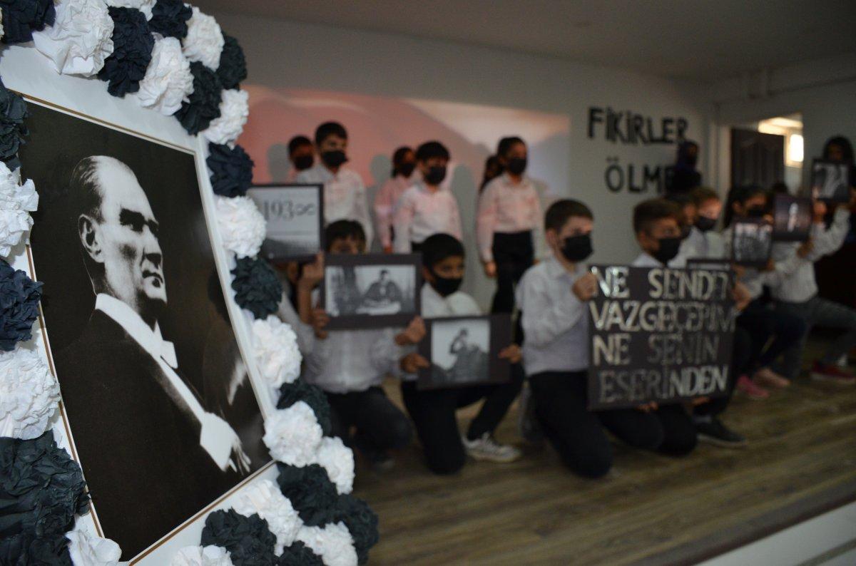 Şırnaklı öğrencilerin 10 Kasım töreni