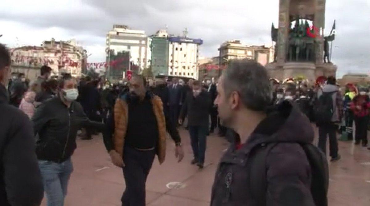 Taksim'deki 10 Kasım programında CHP'ye HDP tepkisi