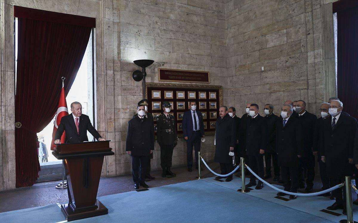 Cumhurbaşkanı Erdoğan ve devlet erkanı 10 Kasım'da Anıtkabir'de