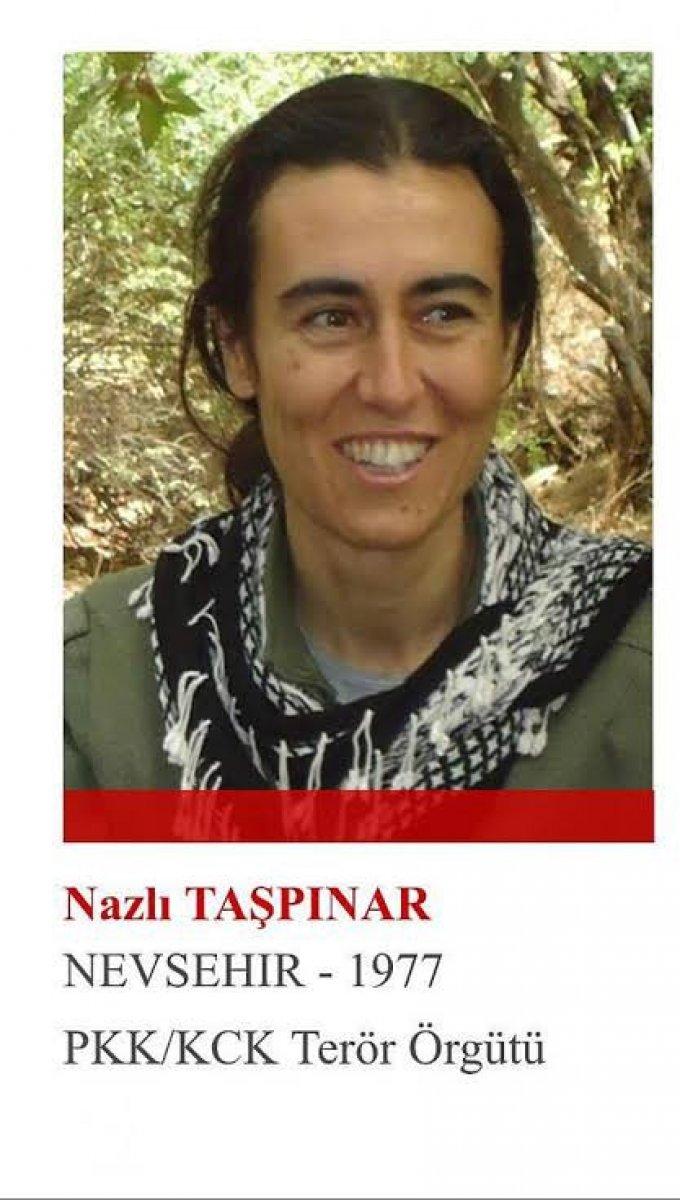 Kırmızı kategoride aranan terörist Nazlı Taşpınar Gara'da öldürüldü