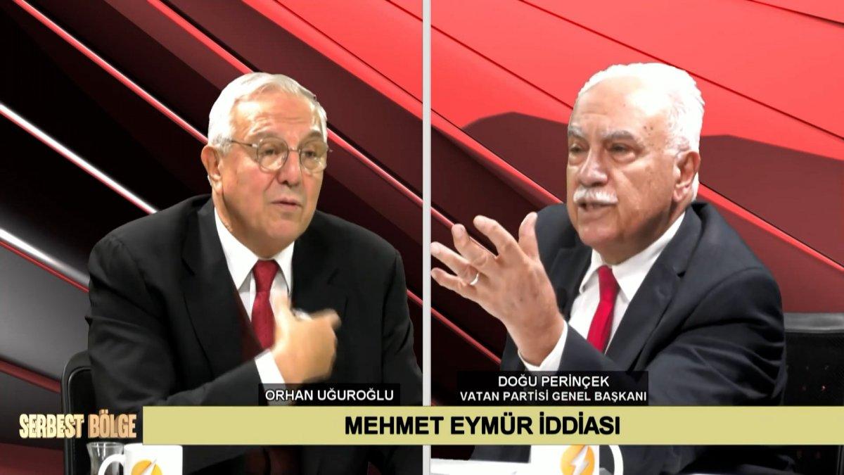 Doğu Perinçek, Orhan Uğurluoğlu'yla tartışınca programdan ayrıldı