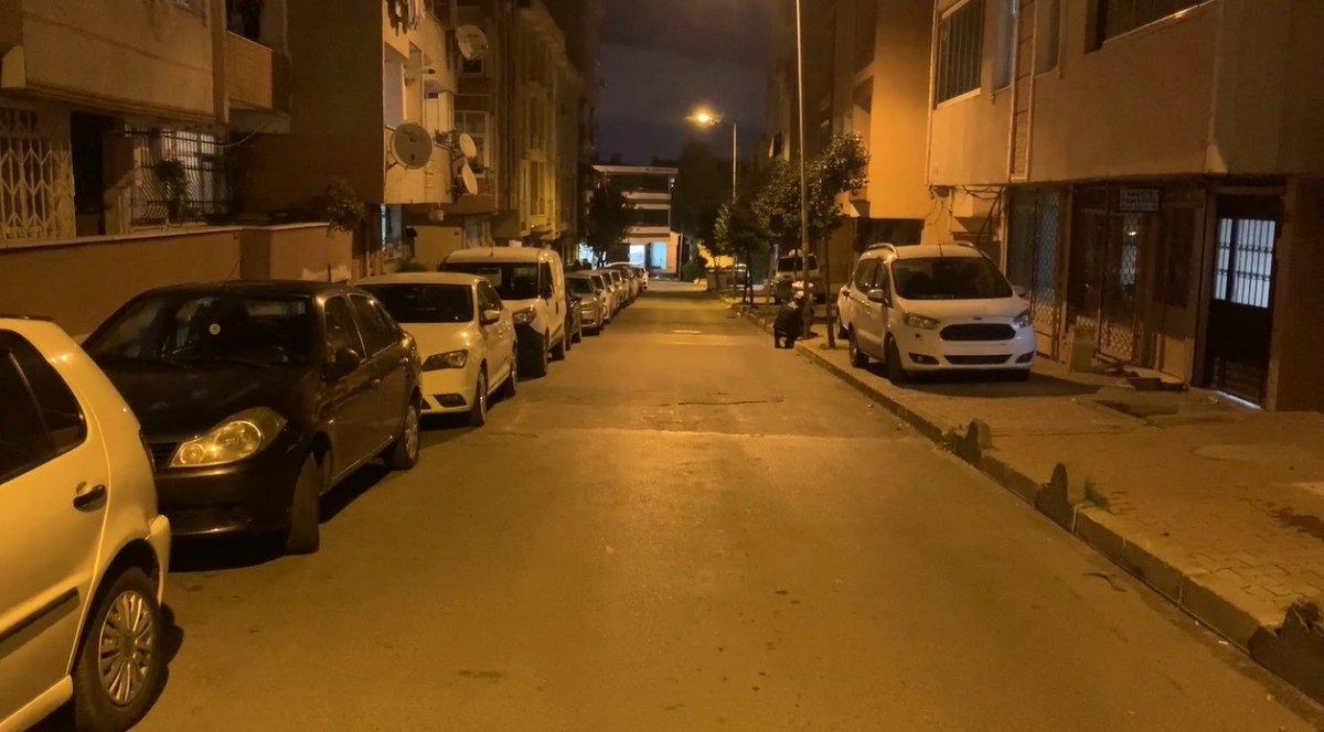 Küçükçekmece'deki şahıs, araç lastiği kesip kaçtı