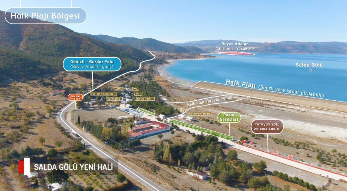 Murat Kurum, Salda Gölü'nün eski ve yeni halini paylaştı