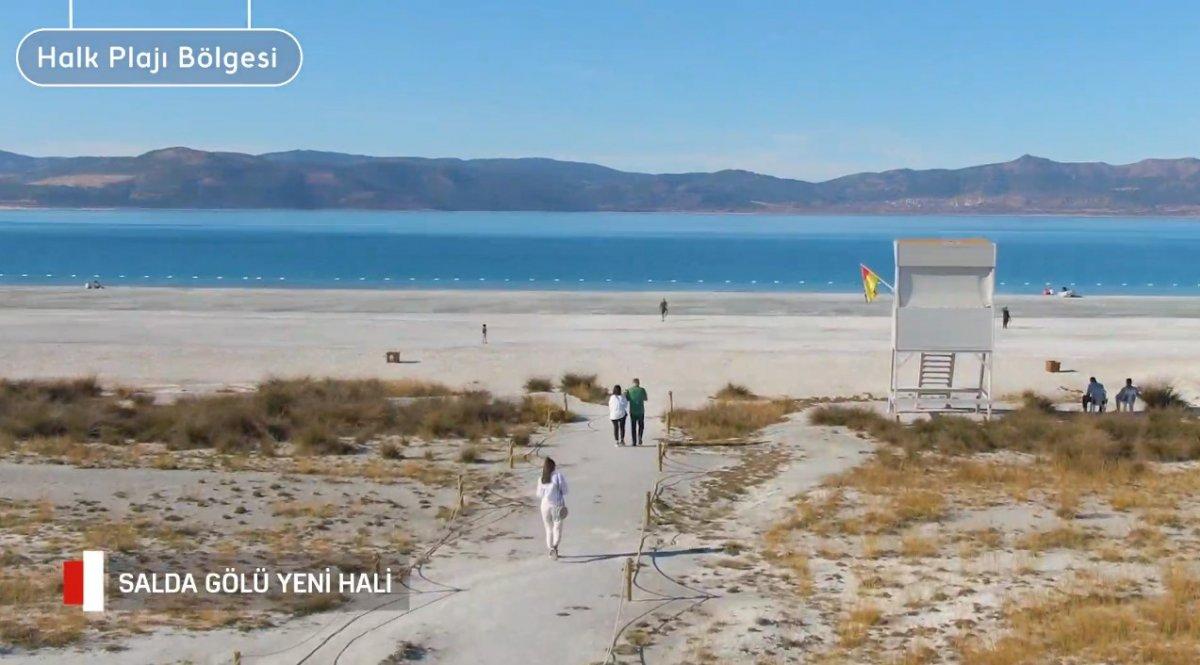 Murat Kurum, Salda Gölü'nün eski ve yeni halini paylaştı