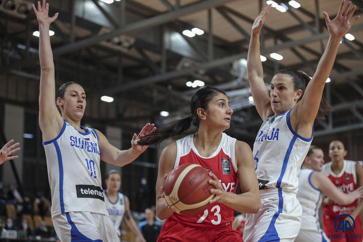 Potanın Perileri, Avrupa Şampiyonası Elemeleri ilk maçında Slovenya'yı yendi