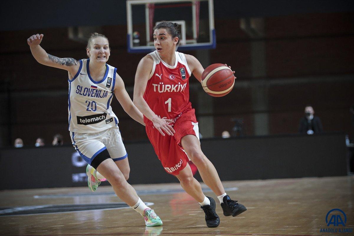 Potanın Perileri, Avrupa Şampiyonası Elemeleri ilk maçında Slovenya'yı yendi