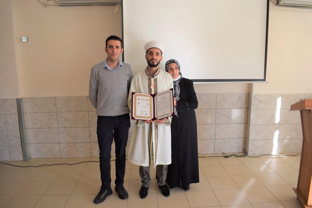 Kahramanmaraş'ta cezaevine düşen genç, hafız oldu