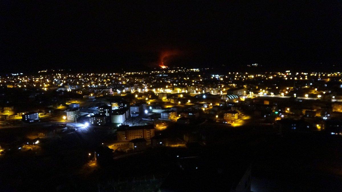 Hakkari’de, Nehil Sazlığı’nda 2 günde iki kez yangın çıktı