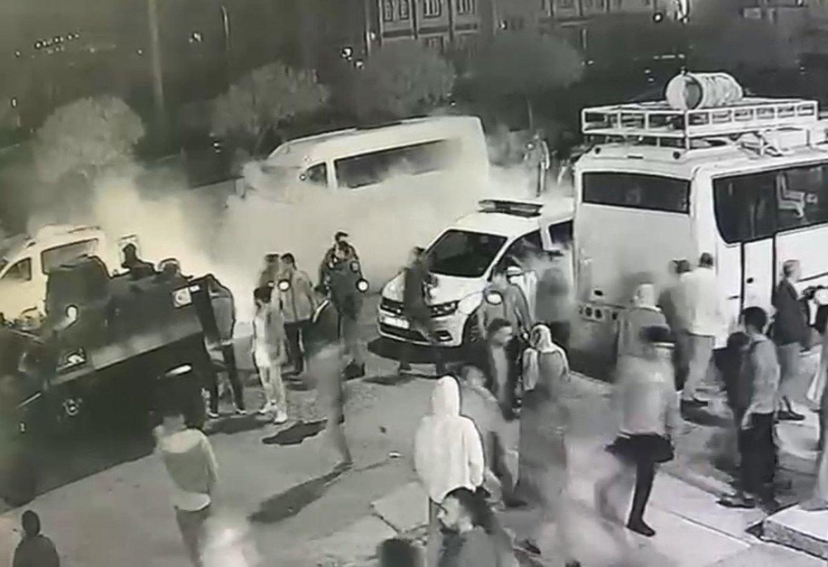 Mersin’de, düğün salonu önünde kavga ettiler