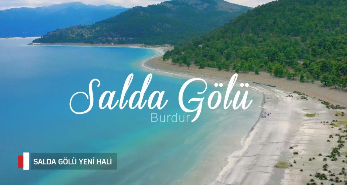 Murat Kurum, Salda Gölü'nün eski ve yeni halini paylaştı