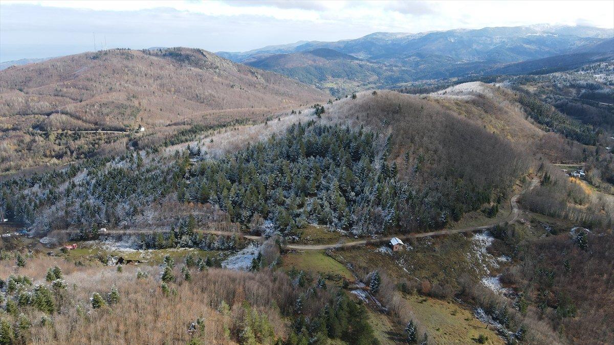 Küre Dağları'nda sonbahar ve kış bir arada