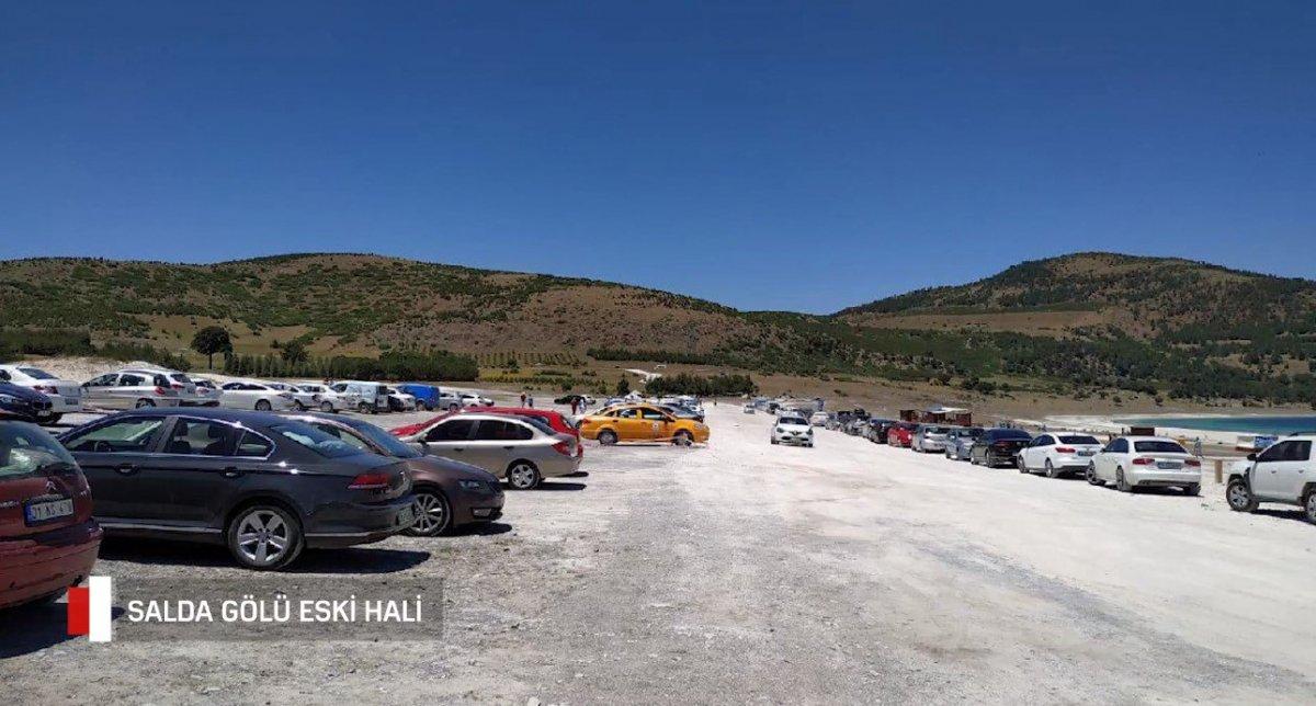 Murat Kurum, Salda Gölü'nün eski ve yeni halini paylaştı