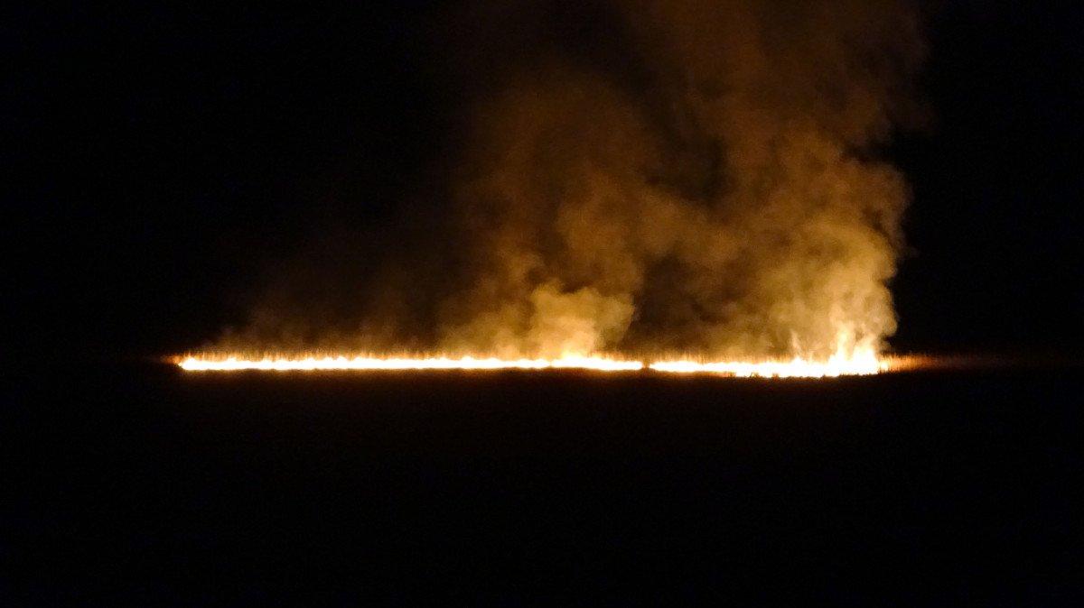 Hakkari’de, Nehil Sazlığı’nda 2 günde iki kez yangın çıktı