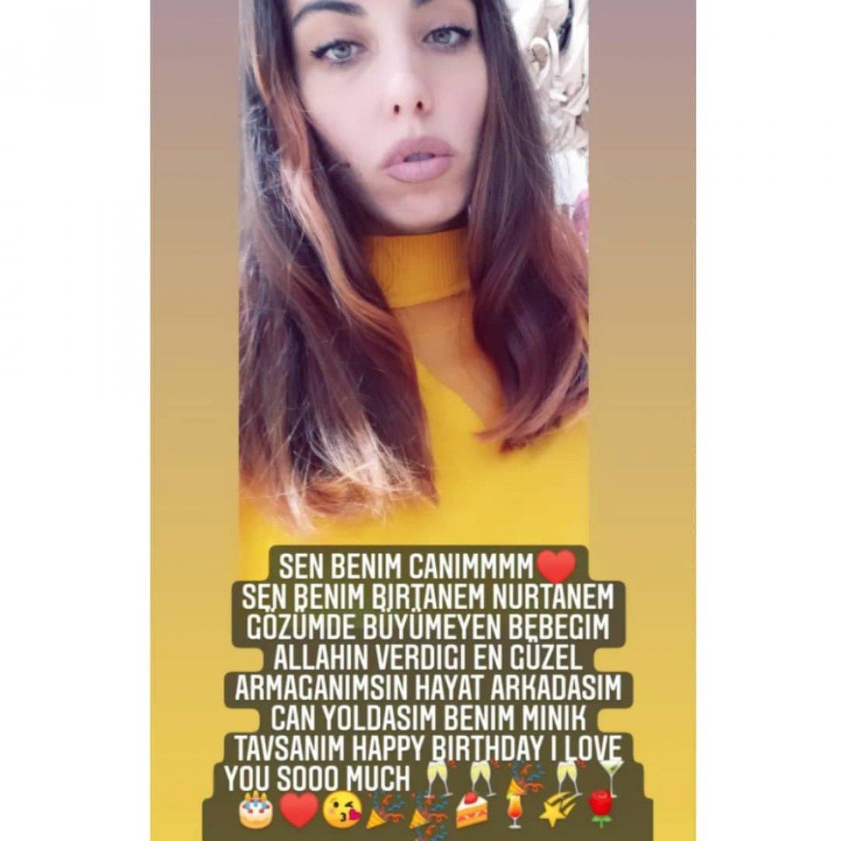 Ahu Tuğba, kızının doğum gününü kutladı