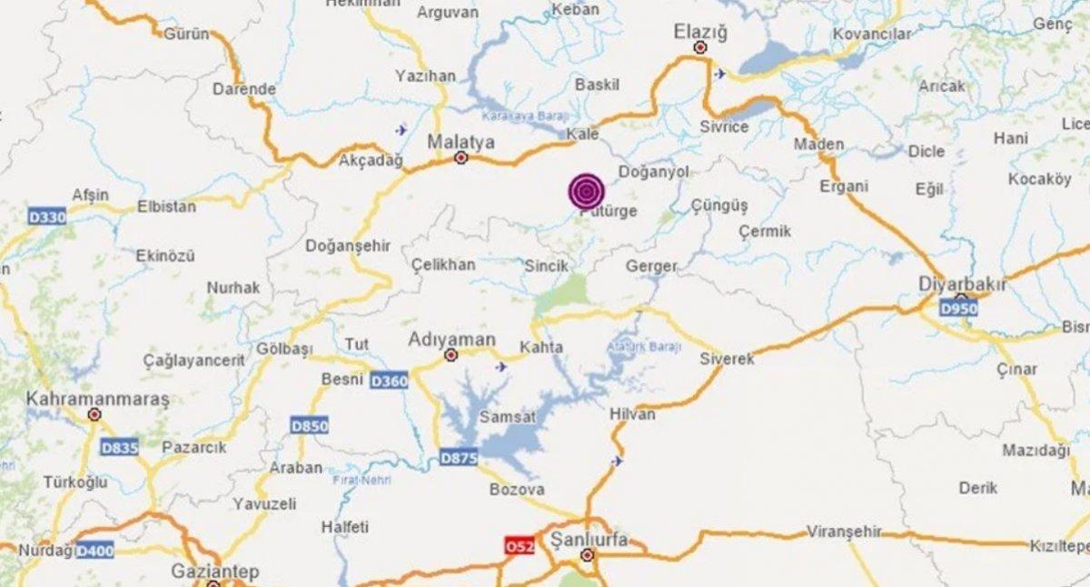 Malatya'da 4,7 büyüklüğünde deprem meydana geldi