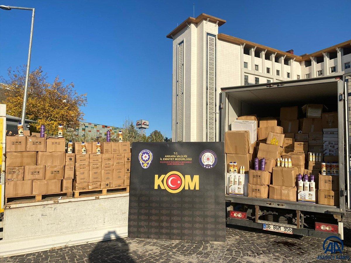 Ankara'da binlerce sahte kozmetik ürün ele geçirildi