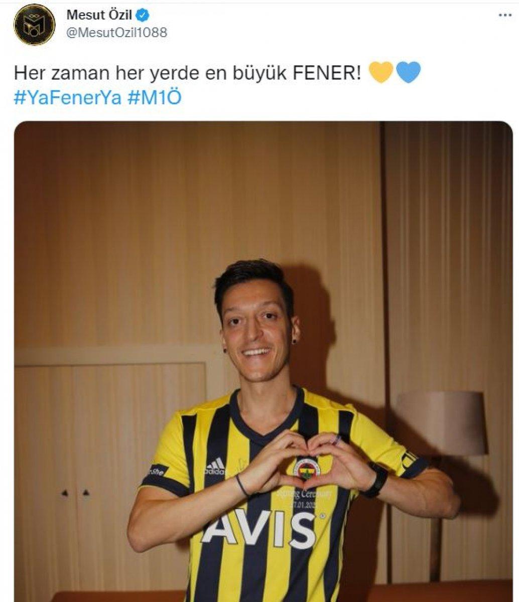 Mesut Özil: Her zaman her yerde en büyük Fener