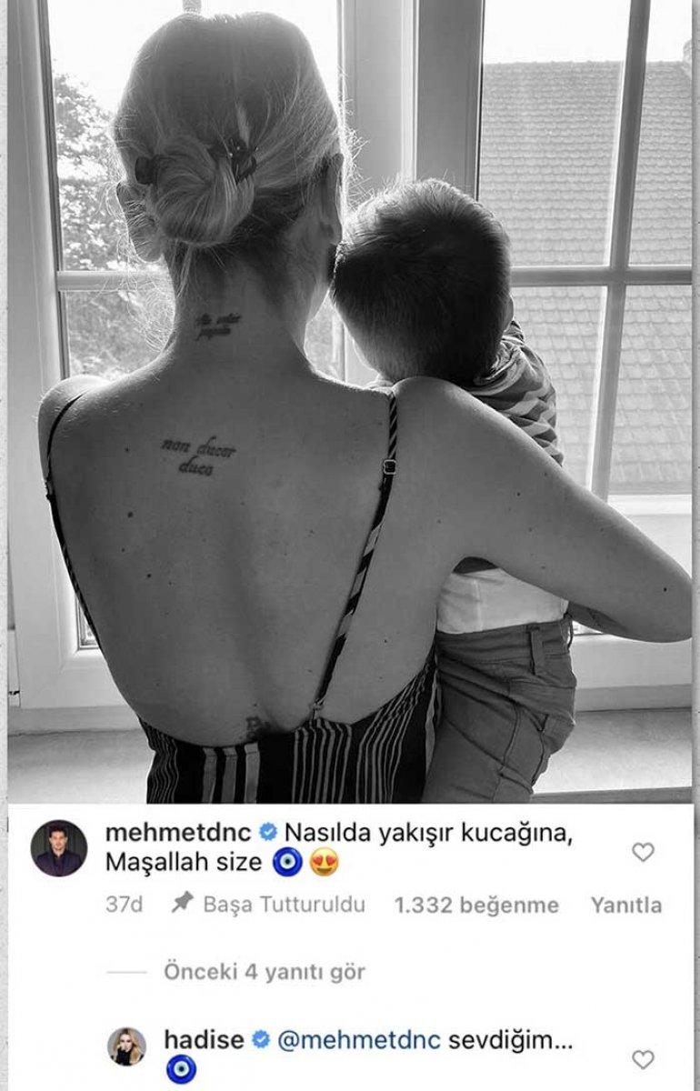 Hadise'nin fotoğrafına sevgilisi kayıtsız kalamadı: Bebek kucağına yakışmış
