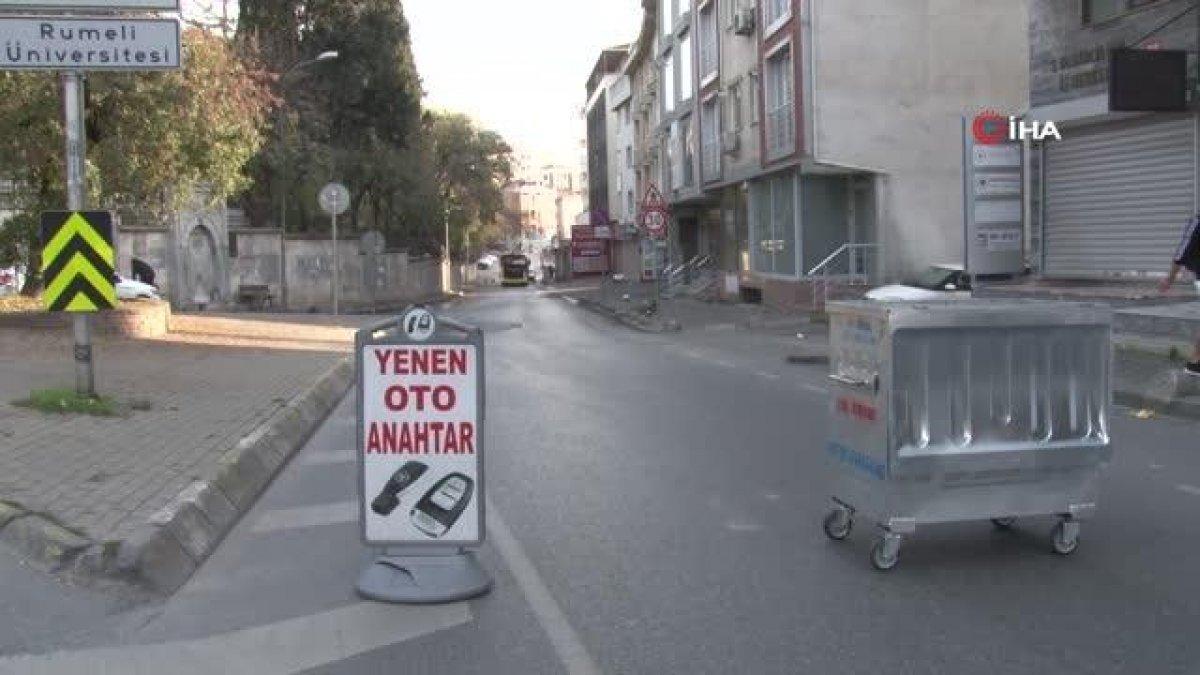 Ataşehir’de İETT otobüsü arızalandı, cadde trafiğe kapandı