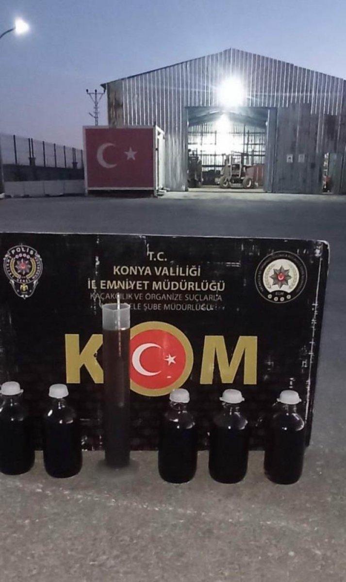 Konya'da 32 bin 800 litre kaçak akaryakıt ele geçirildi