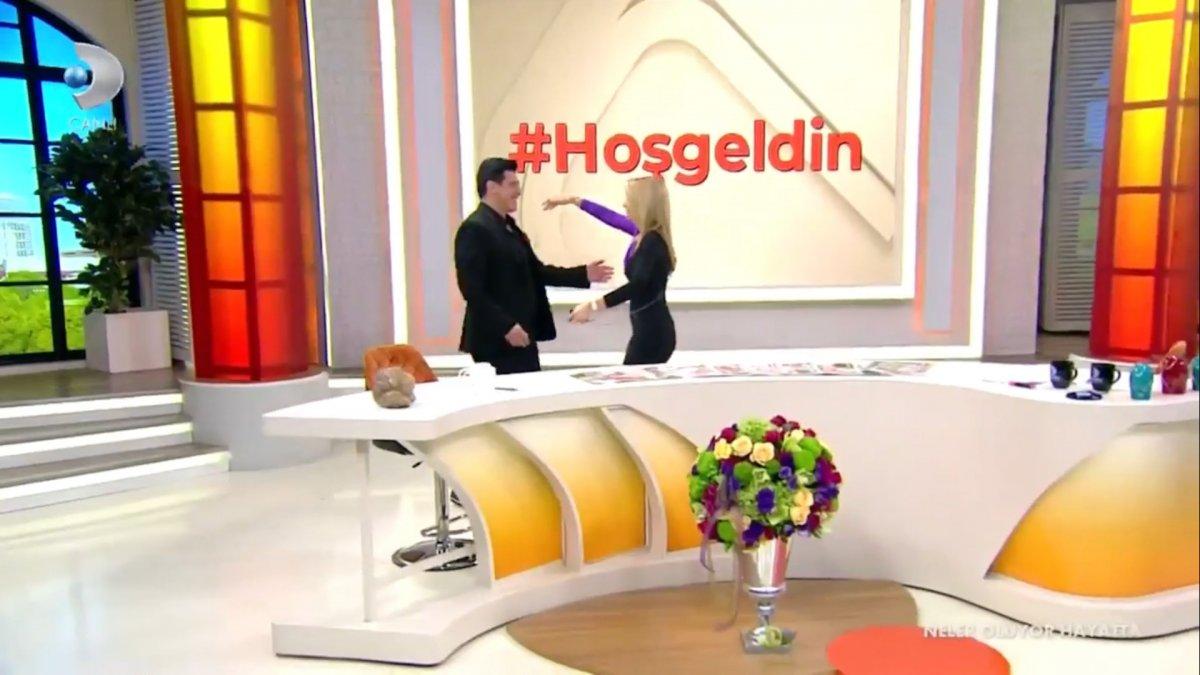 Hakan Ural, stüdyoya geri dönünce gözyaşlarına hakim olamadı