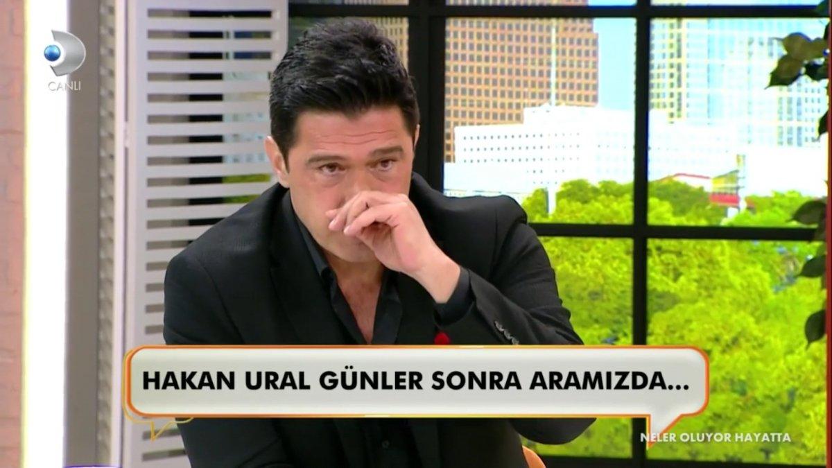 Hakan Ural, stüdyoya geri dönünce gözyaşlarına hakim olamadı