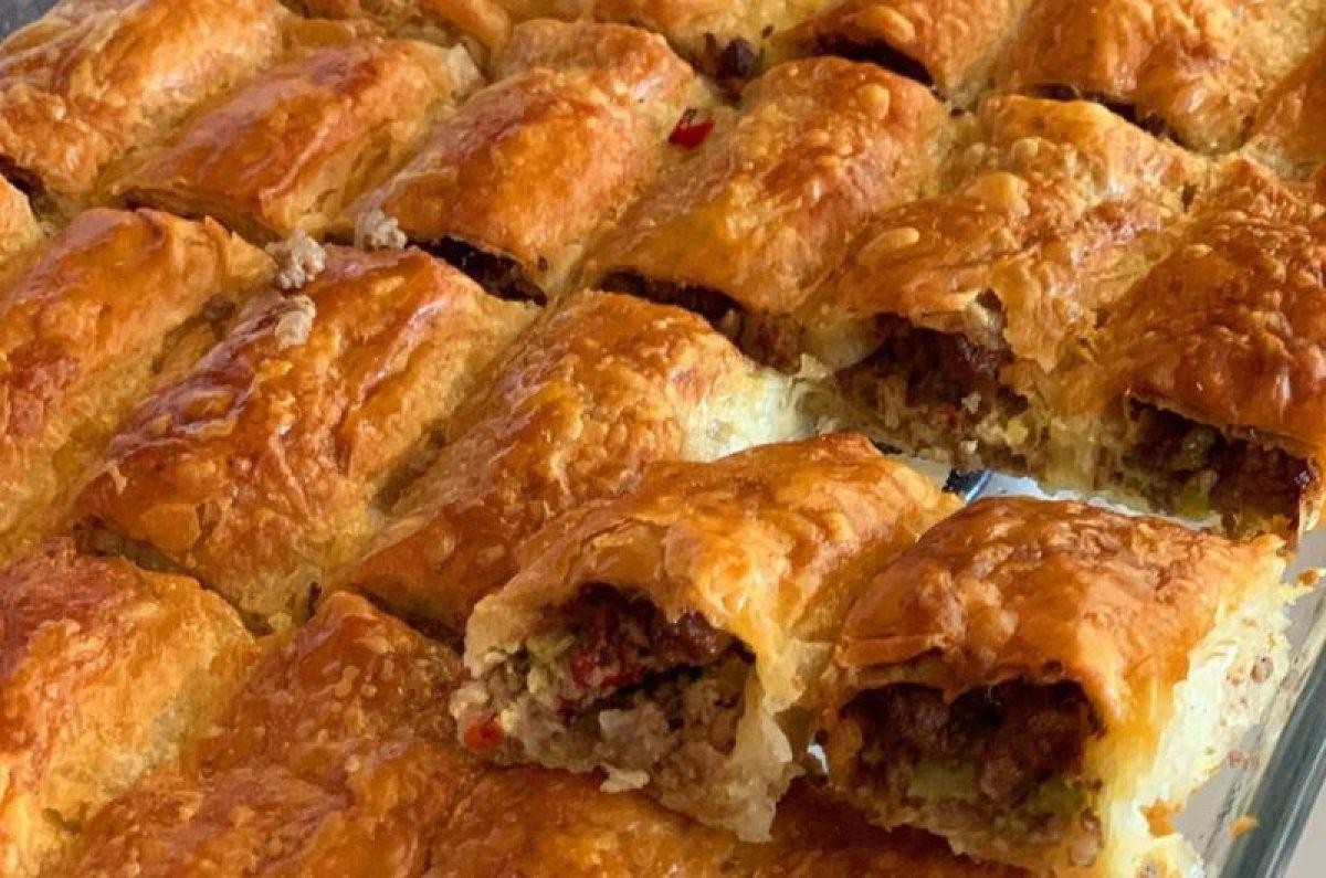 Ön yargıları yıkan tarif: Kıymalı baklava böreği