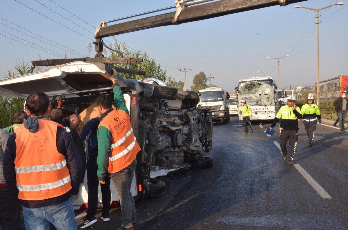 Aydın'da zincirleme kaza: 11 yaralı