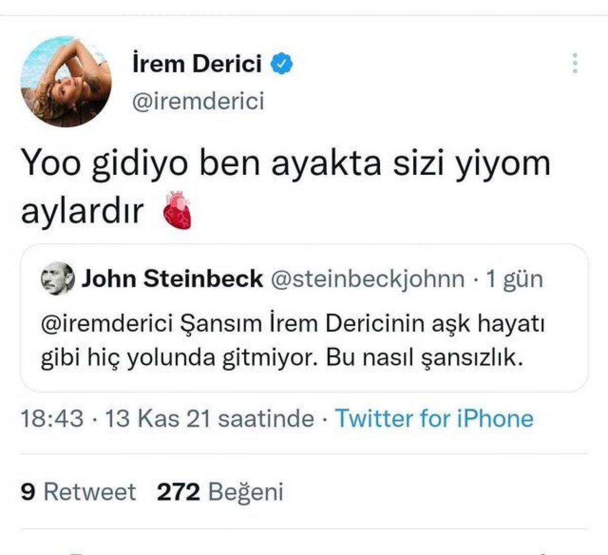 İrem Derici'dan aşk itirafı