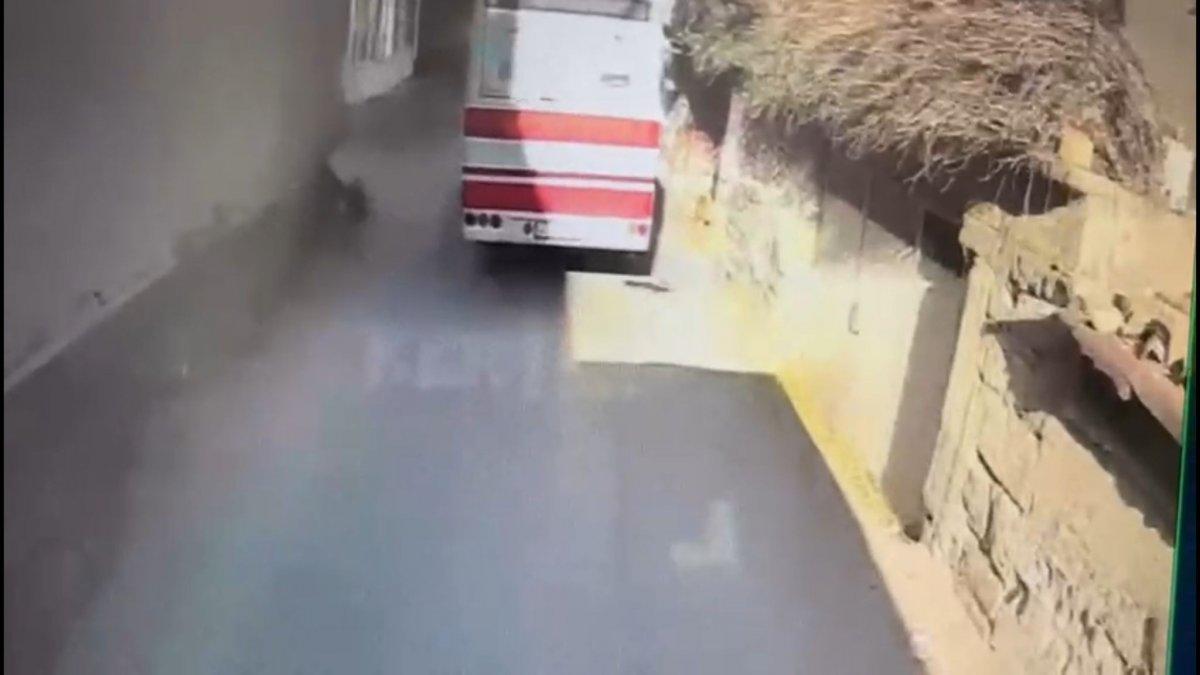 Isparta’da köpeğe çarptı, yoluna devam etti