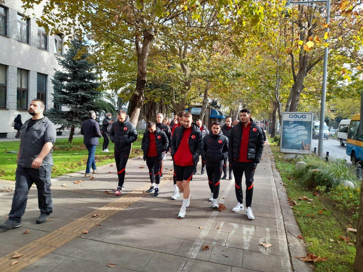 Milli Takım, Podgoritsa'da şehir turu attı