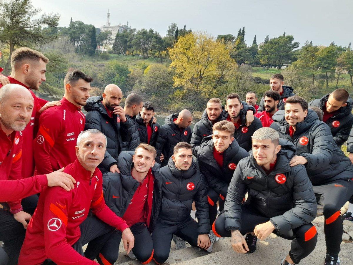 Milli Takım, Podgoritsa'da şehir turu attı