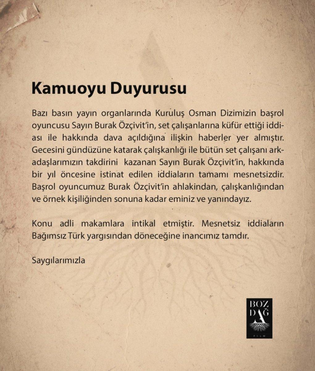 Burak Özçivit hakkında 4 yıl hapis talebi